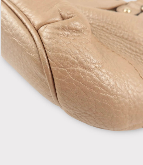 Gucci Sukey Two-Way Leather Bag - Nude