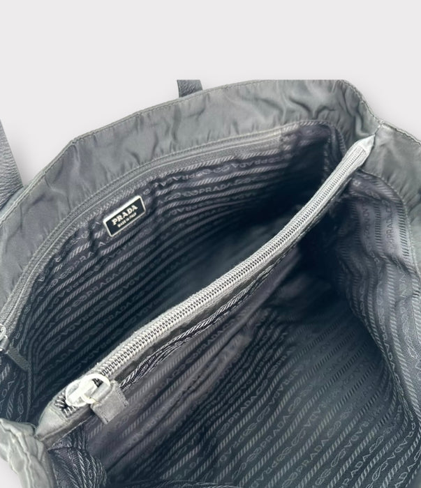 Prada Tessuto Nylon Tote Bag - Black