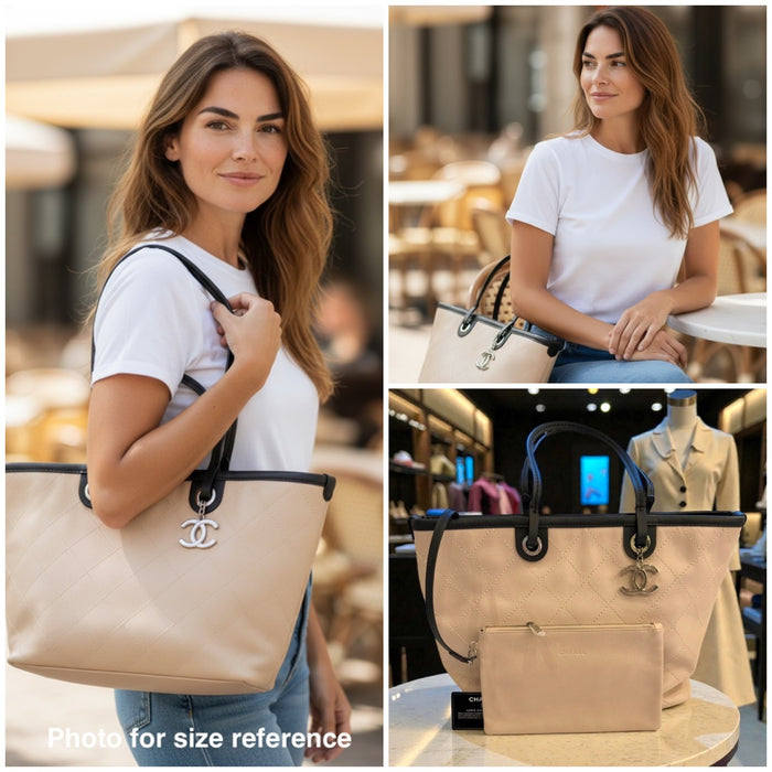 Chanel Shopping Fever Quilted Tote – Pale Pink