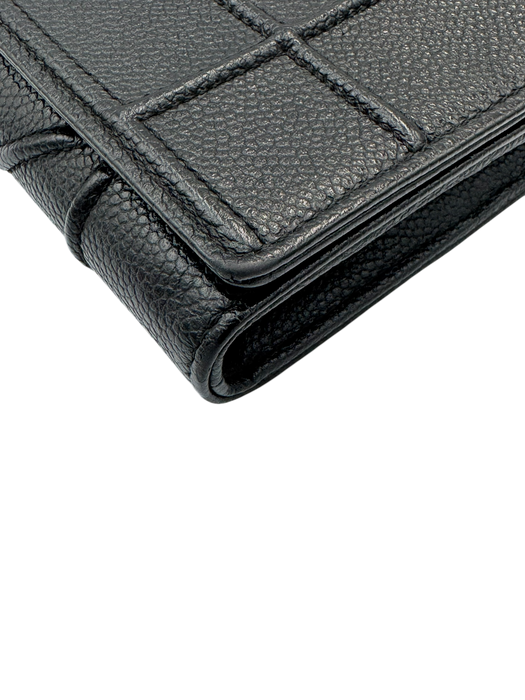 Dior Diorama Wallet on Chain Black Leather Gold Hardware