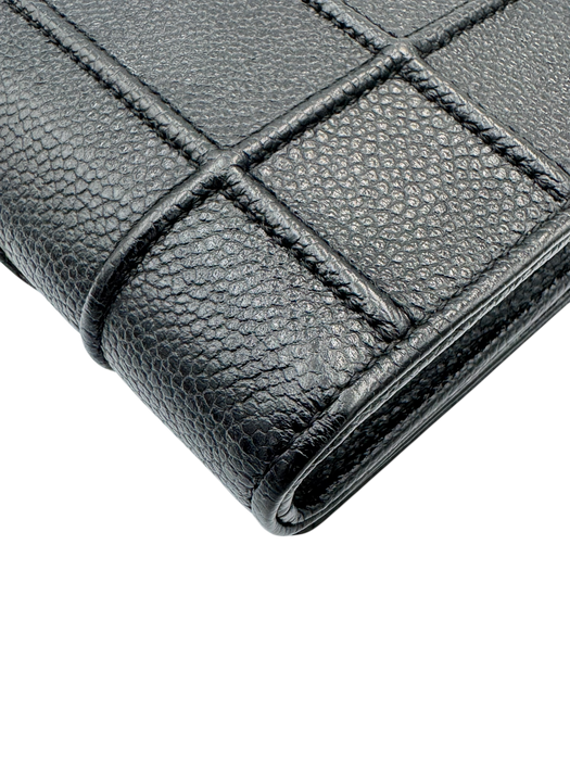 Dior Diorama Wallet on Chain Black Leather Gold Hardware