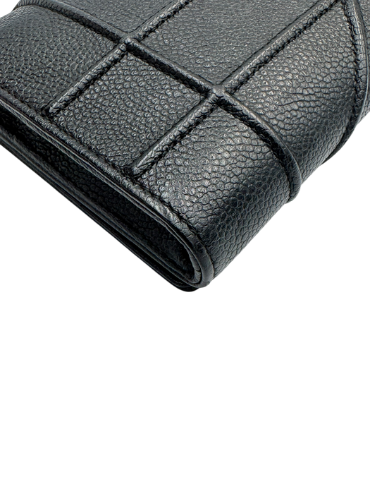 Dior Diorama Wallet on Chain Black Leather Gold Hardware