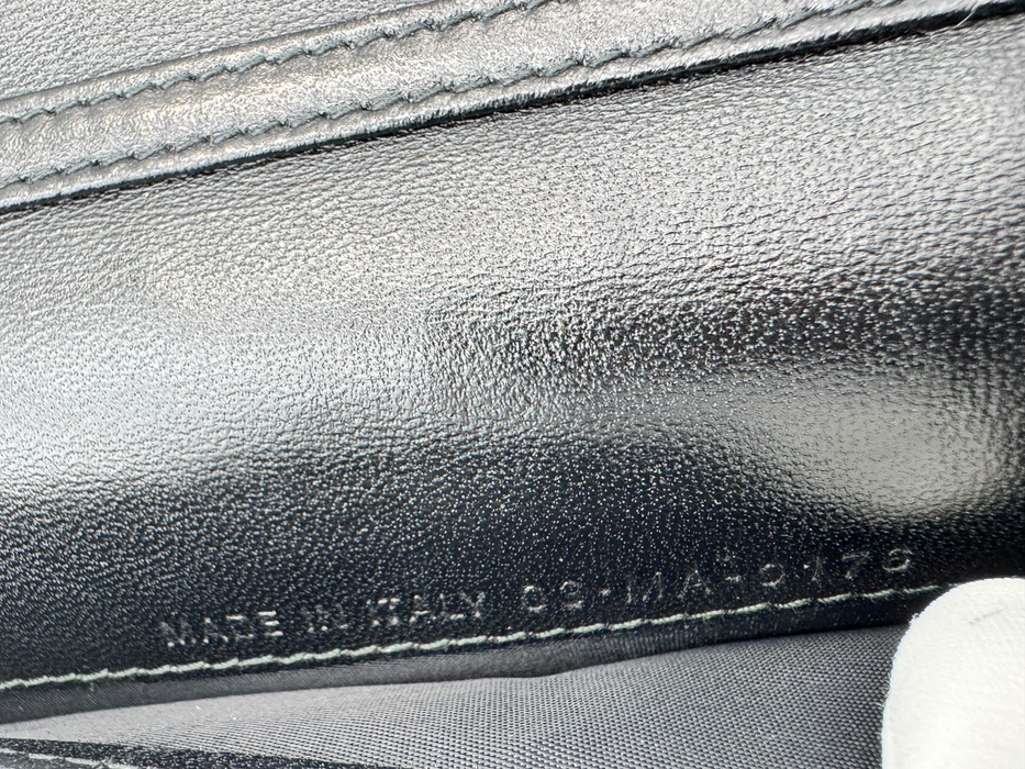 Dior Diorama Wallet on Chain Black Leather Gold Hardware