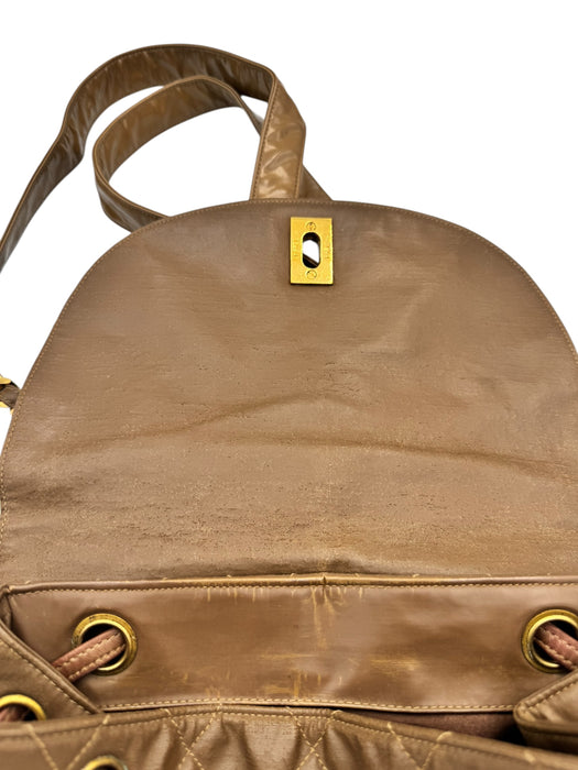 Chanel Vintage Brown Backpack | Authentic Preloved Chanel | Luxe Indulgence