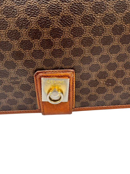 Celine Vintage Triomphe Messenger Bag Brown | Luxe Indulgence