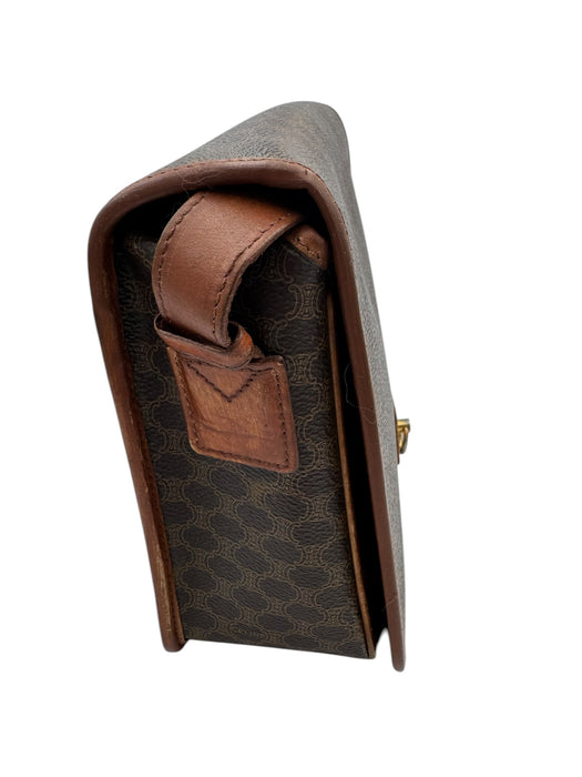 Celine Vintage Triomphe Messenger Bag Brown | Luxe Indulgence