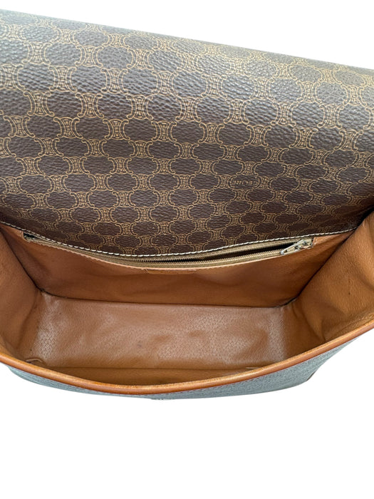 Celine Vintage Triomphe Messenger Bag Brown | Luxe Indulgence