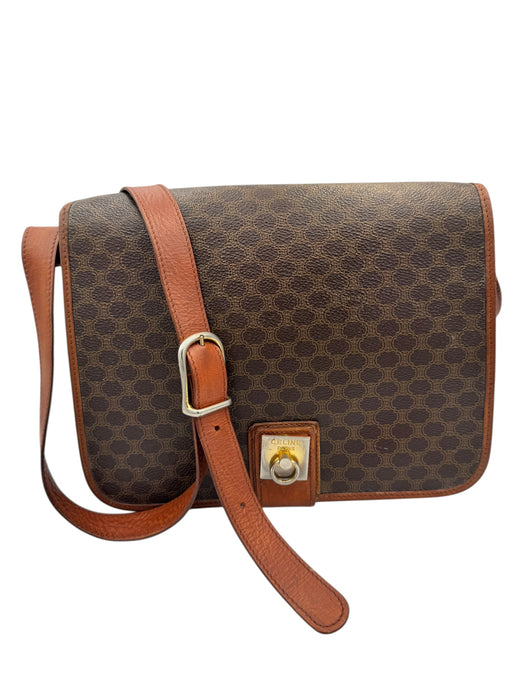 Celine Vintage Triomphe Messenger Bag Brown | Luxe Indulgence