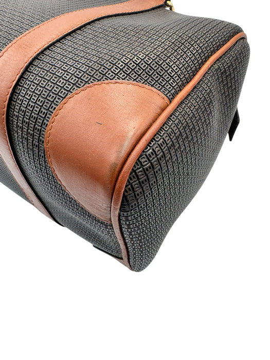 Bally Vintage Boston Travel Bag Canvas Leather | Luxe Indulgence