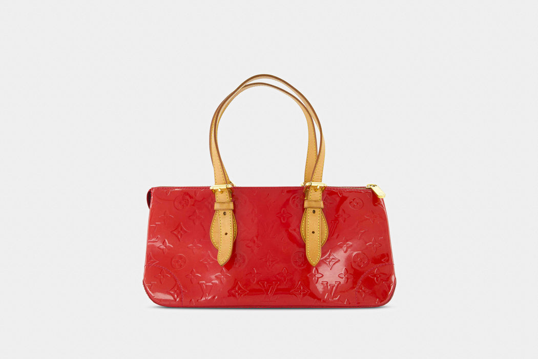 Louis Vuitton Vernis Rosewood Avenue Pomme D'Amour Shoulder Bag