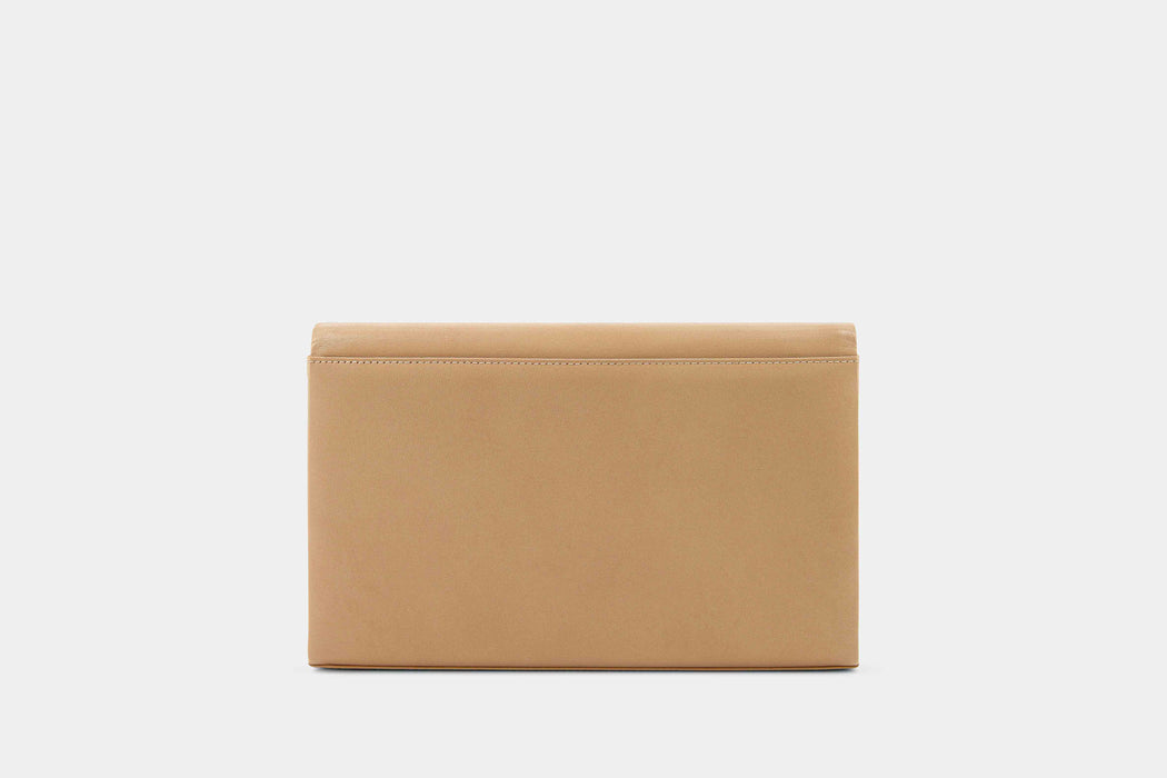 Givenchy Leather Scalloped Shoulder Bag - Beige