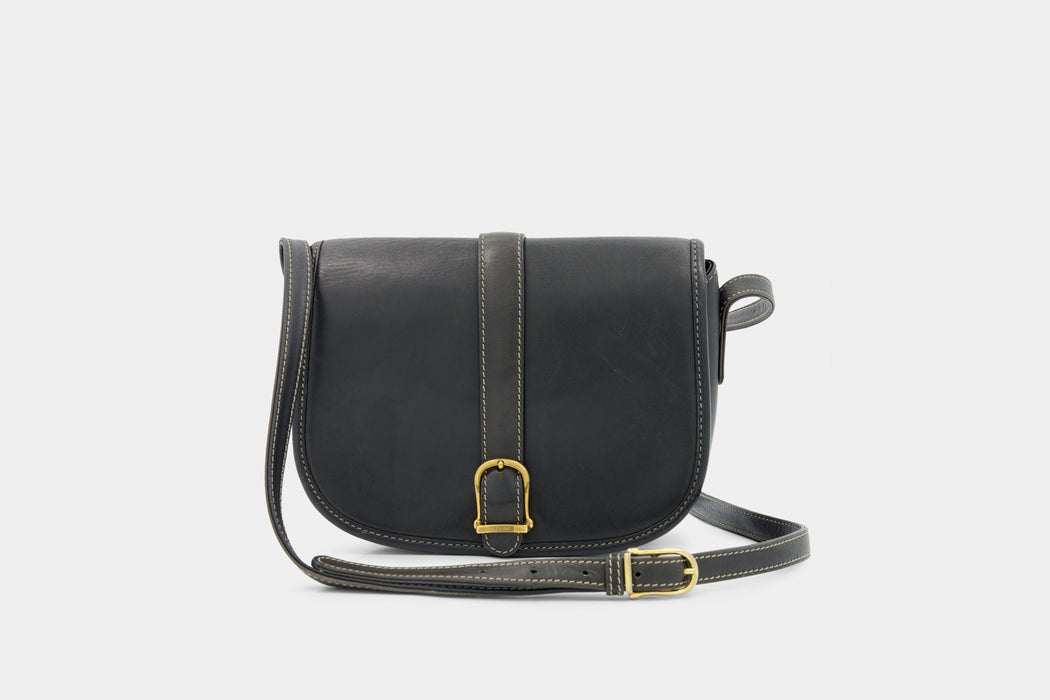 Celine leather crossbody bag- black