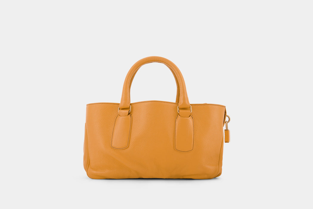Celine Paris boogie leather tote bag - orange