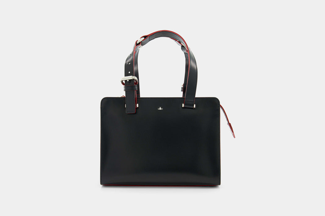 Vivienne Westwood Two-Way Leather Bag - Black