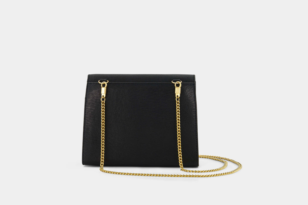 Valentino Garavani Leather Chain Bag - Black