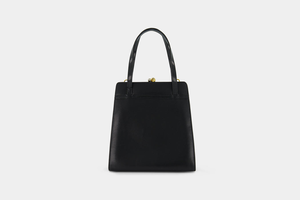 Salvatore Ferragamo Vara Leather Chain Bag - Black