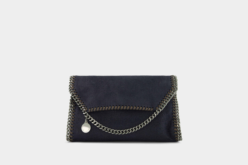 Stella McCartney Falabella mini shoulder bag- navy