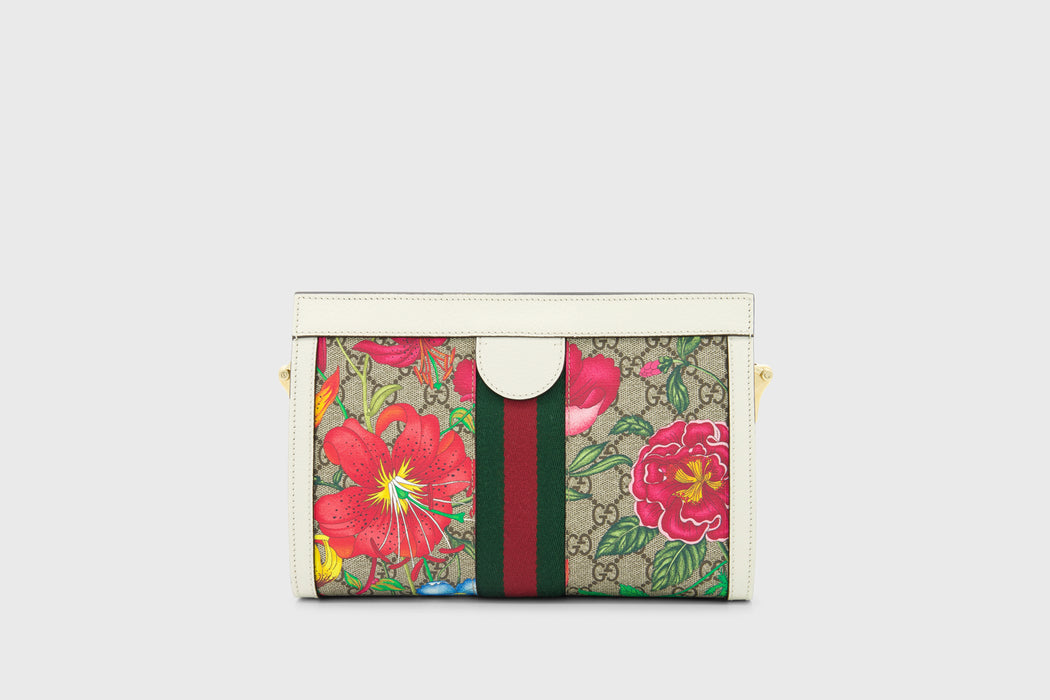 Limited Edition Gucci Ophidia Flora Chain Shoulder Bag