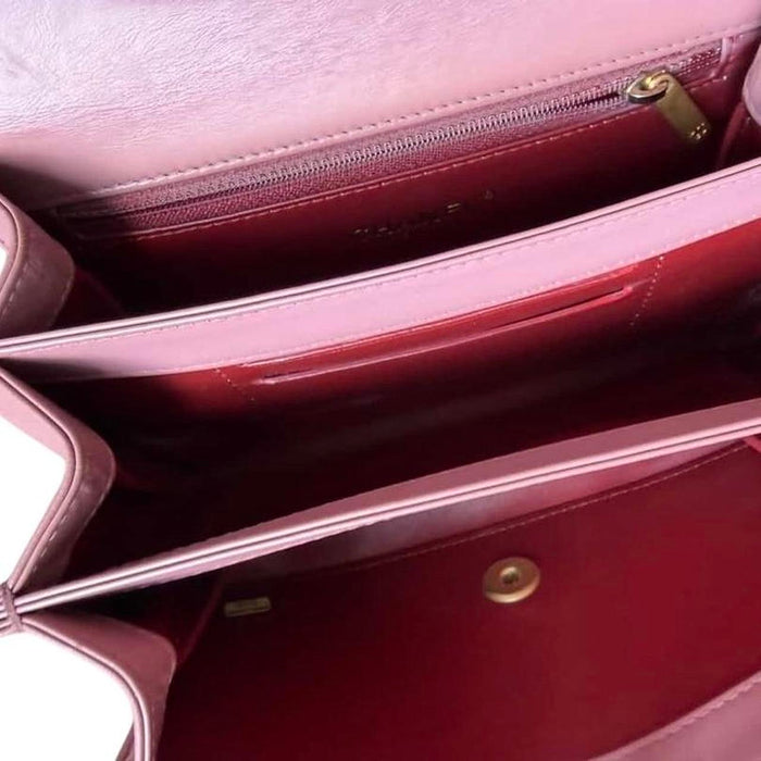 Chanel Classic Mini Flap Bag – Pink with Aged Gold Hardware