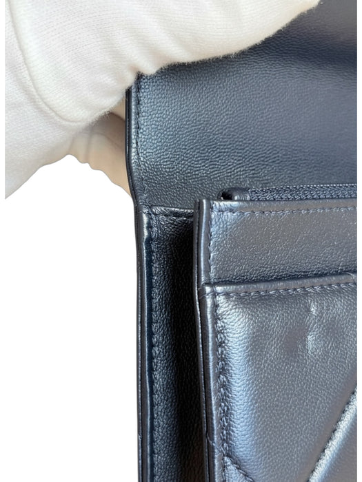 Chanel 19 Wallet on Chain WOC Navy Quilted Leather Crossbody Bag