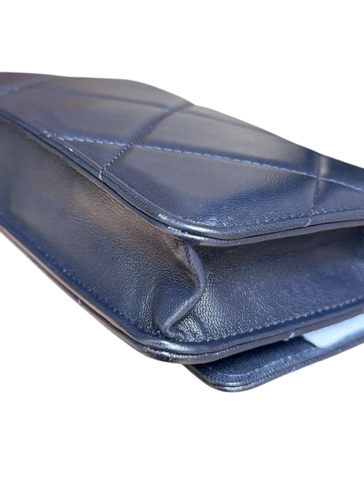 Chanel 19 Wallet on Chain WOC Navy Quilted Leather Crossbody Bag