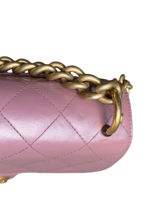 Chanel Classic Mini Flap Bag – Pink with Aged Gold Hardware