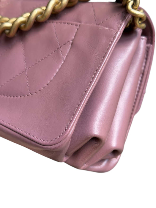 Chanel Classic Mini Flap Bag – Pink with Aged Gold Hardware