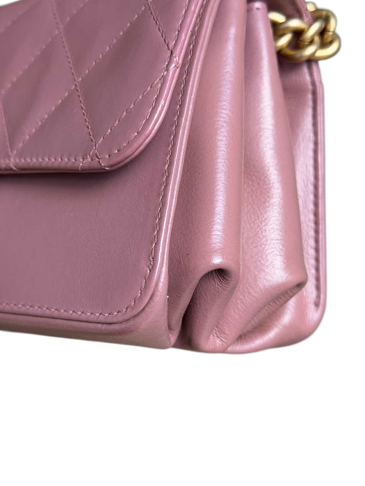 Chanel Classic Mini Flap Bag – Pink with Aged Gold Hardware