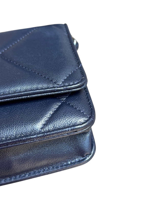 Chanel 19 Wallet on Chain WOC Navy Quilted Leather Crossbody Bag