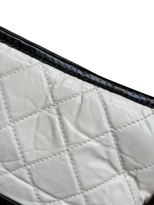 Chanel Gabrielle Small Hobo Bag – Black & White Quilted Leather