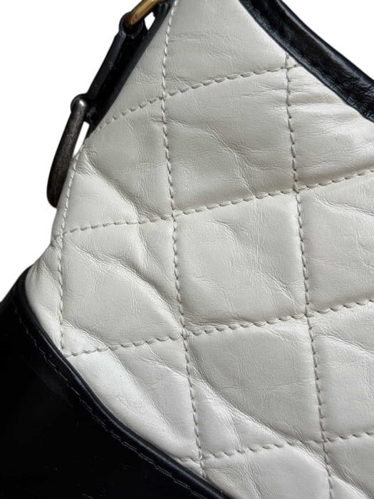 Chanel Gabrielle Small Hobo Bag – Black & White Quilted Leather