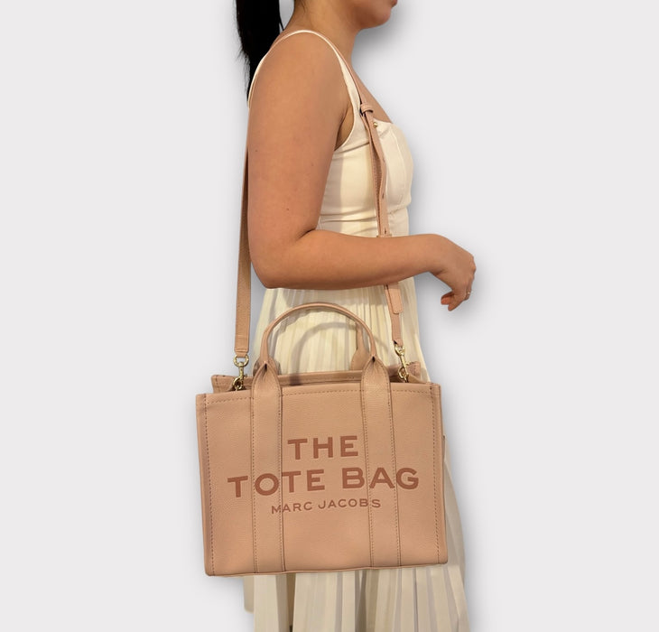 Marc Jacobs Two-Way 'The Leather Tote' - Pink