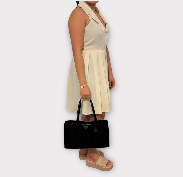 Prada Tessuto Nylon Tote Bag - Black