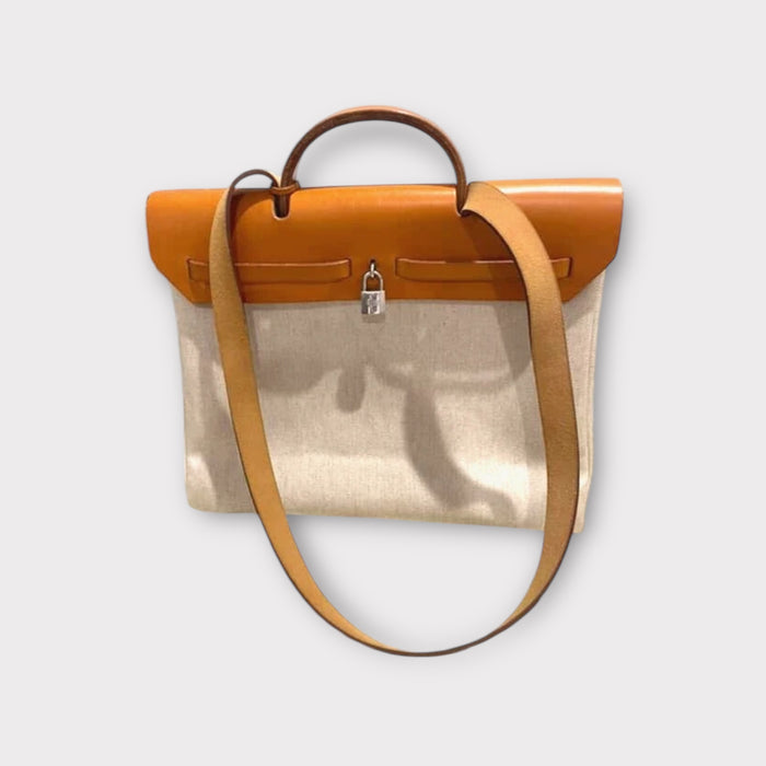 Hermes Herbag 39 Toile shoulder bag