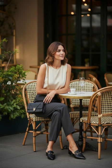 Dior Diorama Wallet on Chain Black Leather Gold Hardware