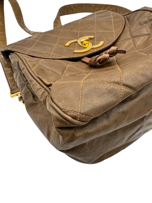 Chanel Vintage Brown Backpack | Authentic Preloved Chanel | Luxe Indulgence
