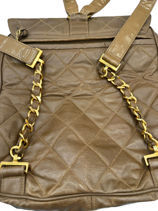 Chanel Vintage Brown Backpack | Authentic Preloved Chanel | Luxe Indulgence