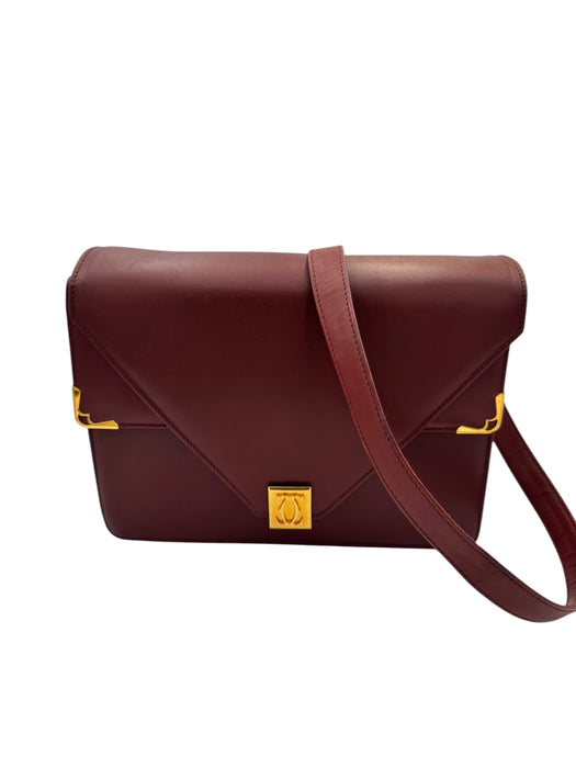 Cartier Must de Cartier Vintage Bag Burgundy | Luxe Indulgence