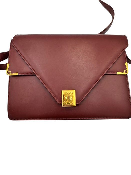 Cartier Must de Cartier Vintage Bag Burgundy | Luxe Indulgence