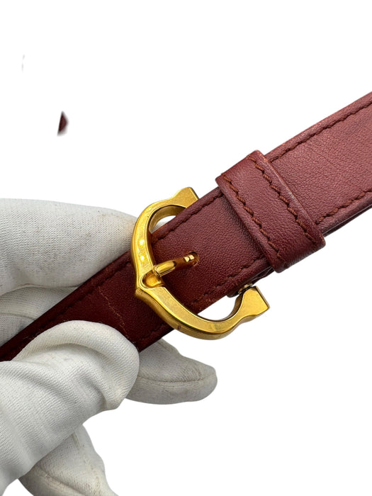 Cartier Must de Cartier Vintage Bag Burgundy | Luxe Indulgence