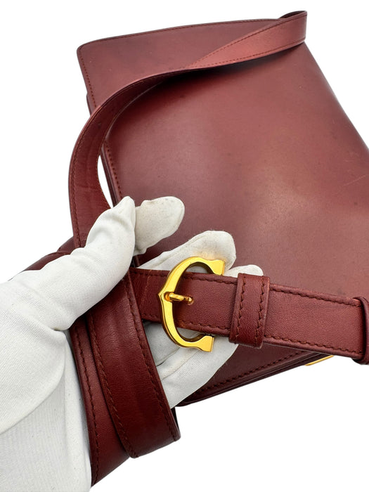 Cartier Must de Cartier Vintage Bag Burgundy | Luxe Indulgence