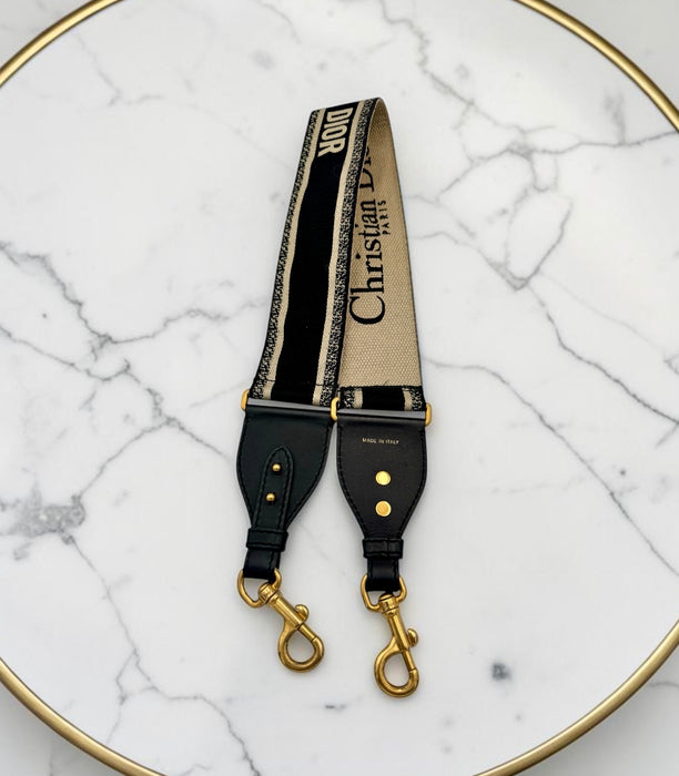 Christian Dior Canvas Logo Bag Strap | Luxe Indulgence