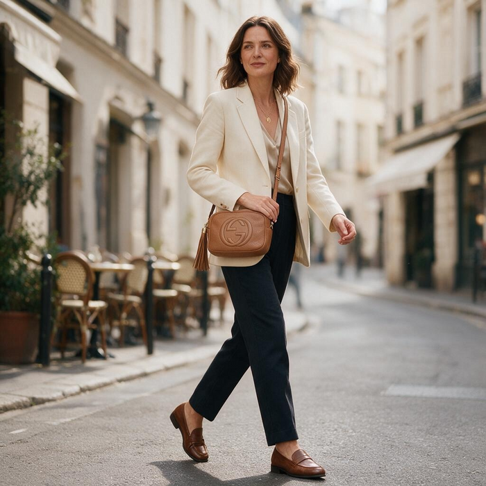 Gucci Soho Disco Tan Leather Crossbody Bag | Luxe Indulgence