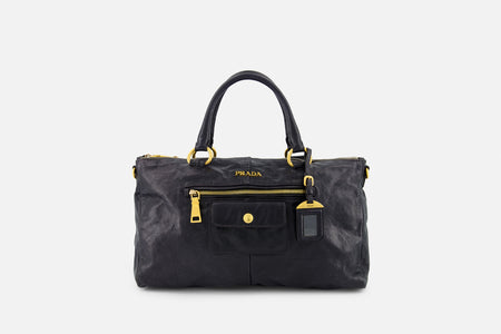 W39  H24  D15 strap 110 cm
Preloved, good
Inclusions: Detachable straps, Dustbag