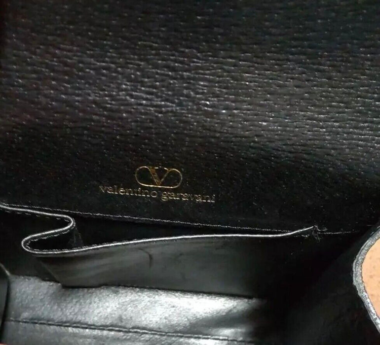 Valentino Garavani Leather Chain Bag - Black