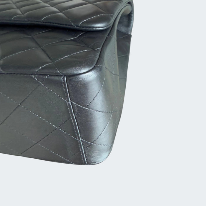 Chanel Classic flap maxi quilted lambskin GHW- Black