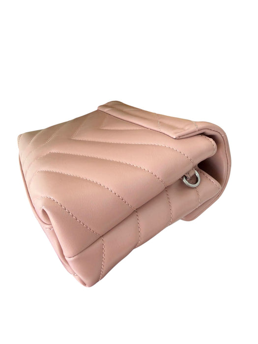 Saint Laurent Toy Loulou Bag – Pink Nude Chevron Leather