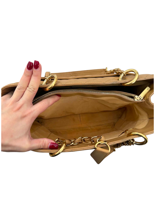 Chanel GST 34cm Dark Beige Caviar Tote | Luxe Indulgence