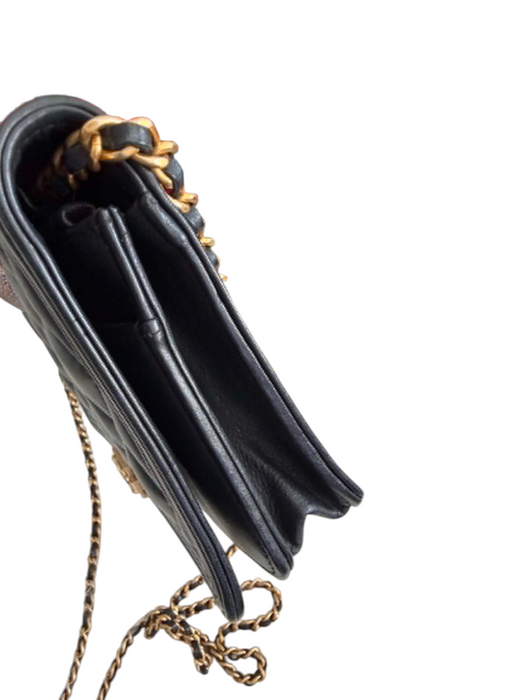 Chanel Boy WOC Black Lambskin | Luxe Indulgence