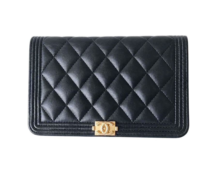Chanel Boy WOC Black Lambskin | Luxe Indulgence